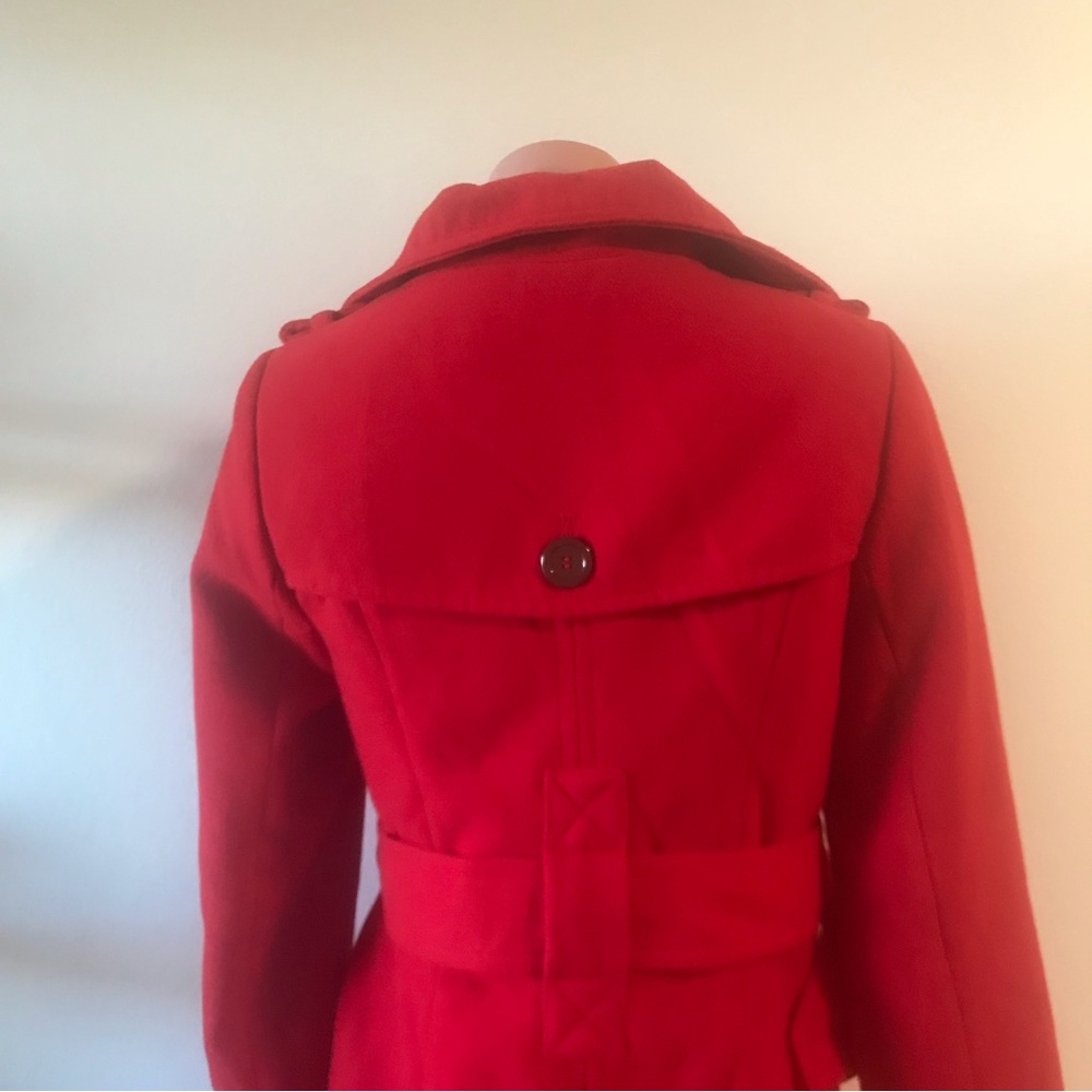 Worthington Red Trenchcoat size smalll - Picture 7 of 14